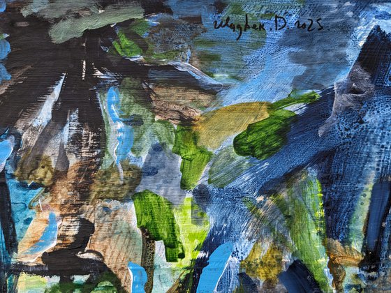 Greenish blue