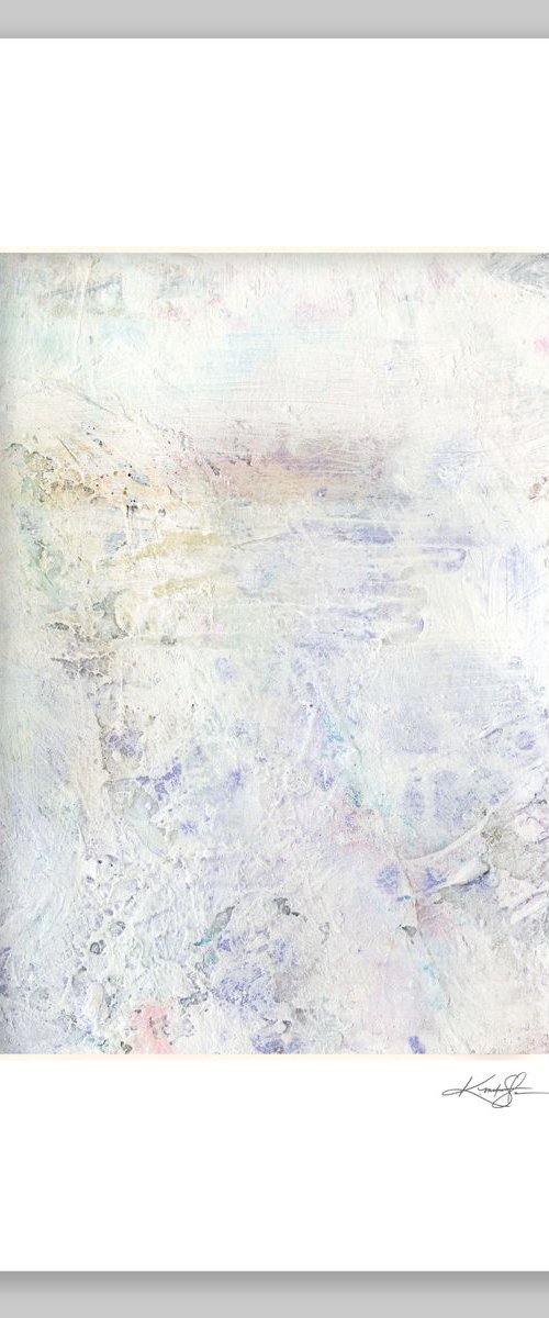 Serene Dream 2019 - 23- Mixed Media Abstract Landscape / Seascape Painting in mat by Kathy Morton Stanion by Kathy Morton Stanion