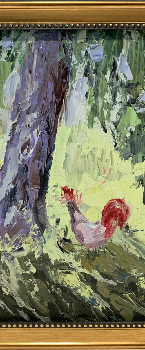Trees and chicken. by Vita Schagen
