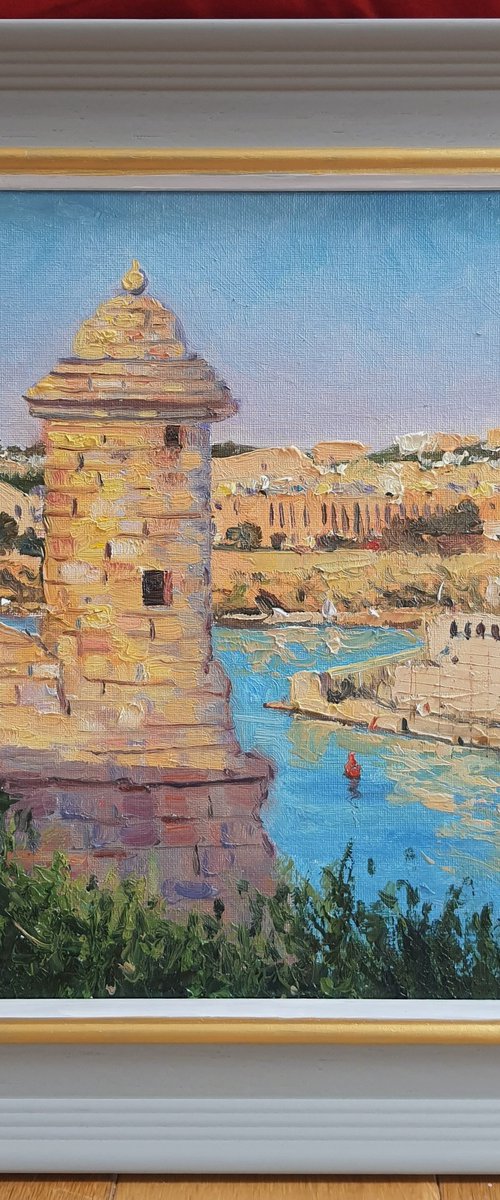 Malta Valletta harbour by Roberto Ponte