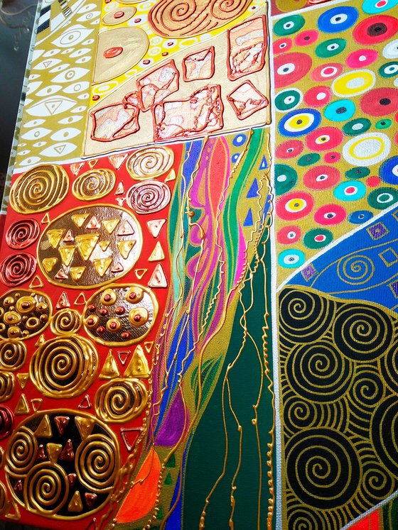 Tree of Life. Klimt abstract