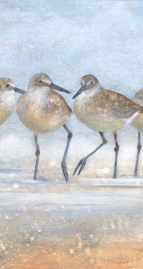 Wading Shorebirds by Linda Kuhlmann