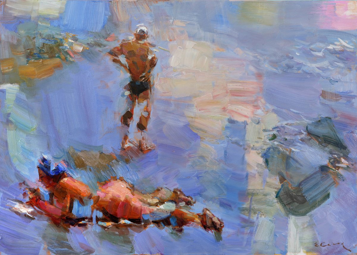 Sea Fantasy By Eugene Segal, 28 X 20, Artwork For Sale On Artfinder