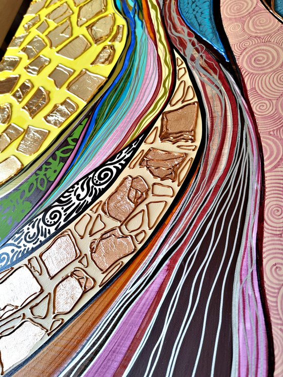 Abstract Walk in Barcelona