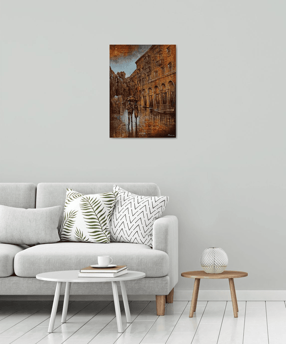 Cityscape 50x70cm ,Acrylic/canvas