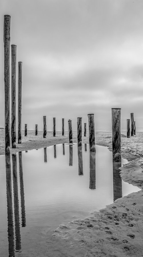 THE POLES ON THE BEACH II by Fabio Accorrà