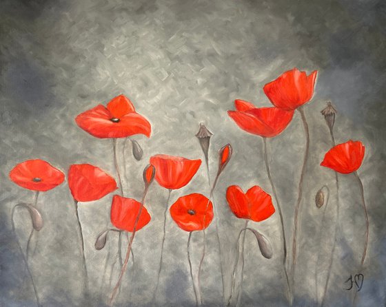 Contemporary Poppies