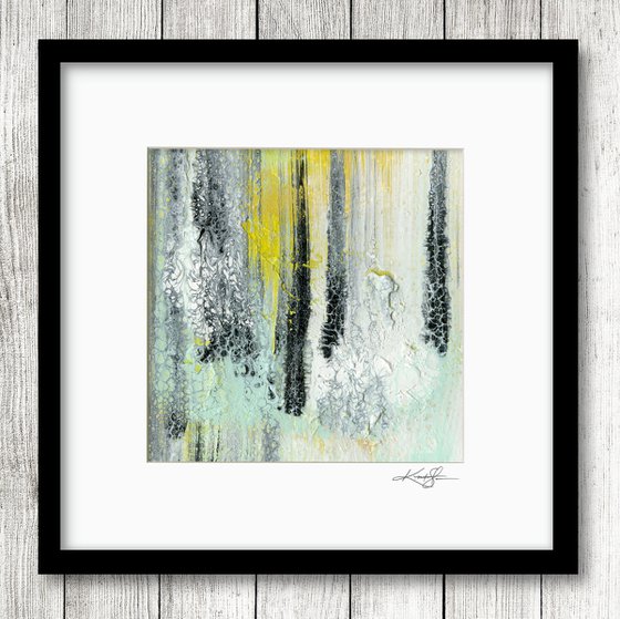 Mysterious Awakening 4 - Textural Abstract Painting by Kathy Morton Stanion