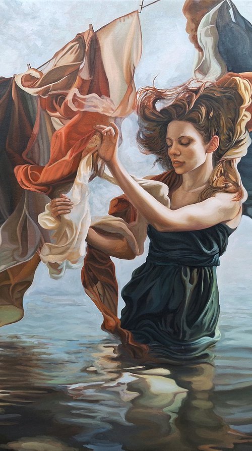 I float among the words by Gabriel - Cristian Matei