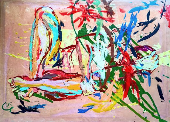 Portrait with a Red Eye