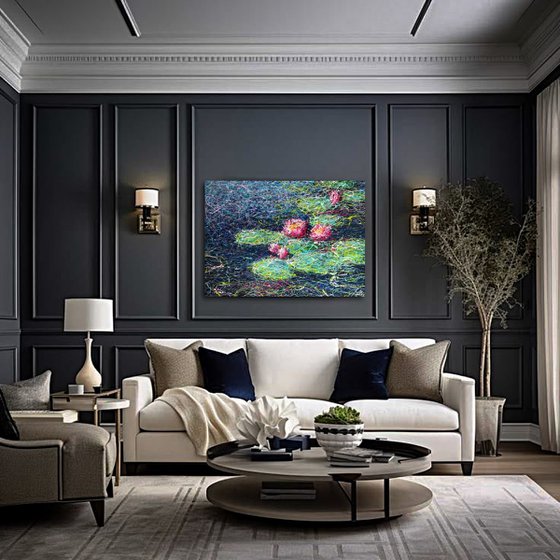 Pink Water lilies