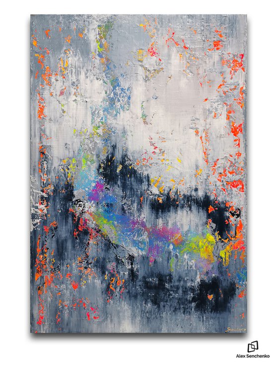 150x100cm. / abstract painting / Abstract 1211