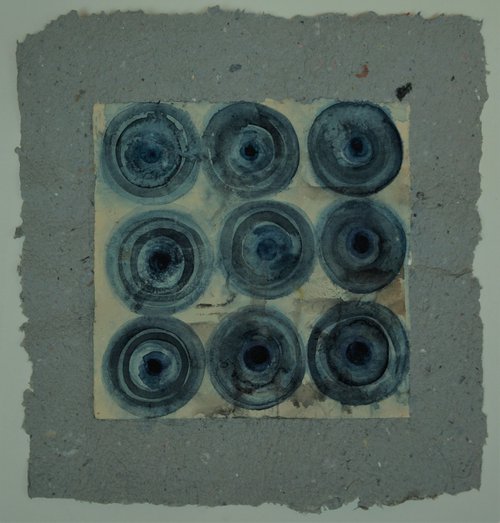 Blue Circles X by Anna Jannack