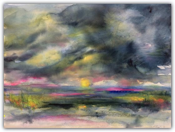 Storm In My Mind - Abstract Landscape I Seascape