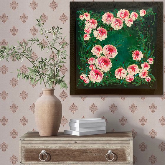 Tangled wild Peonies