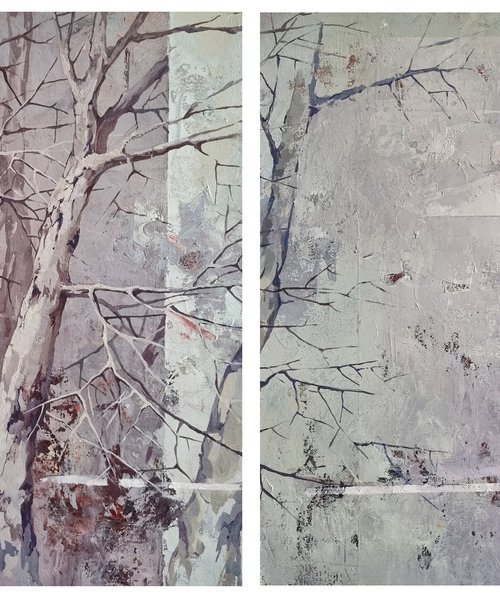 Variations of Space. Diptych by Natalia Yampolskaia