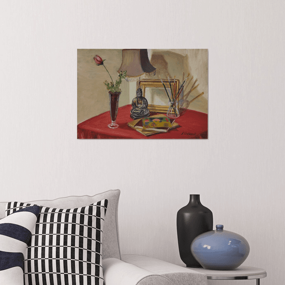 Still life with the Buddha