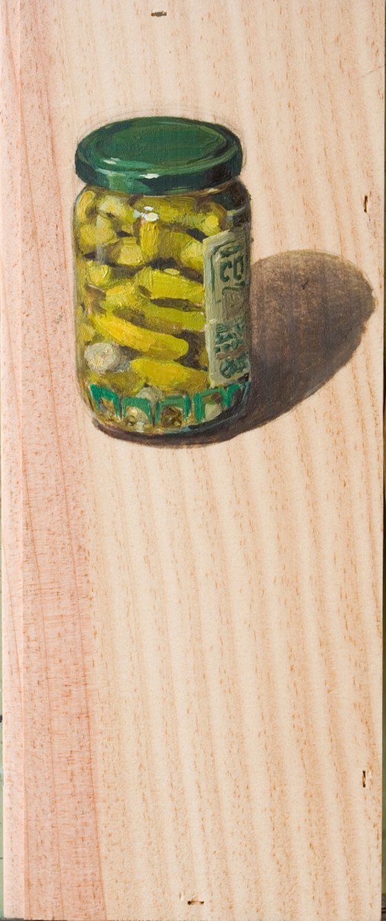 still life of pickles for food lover