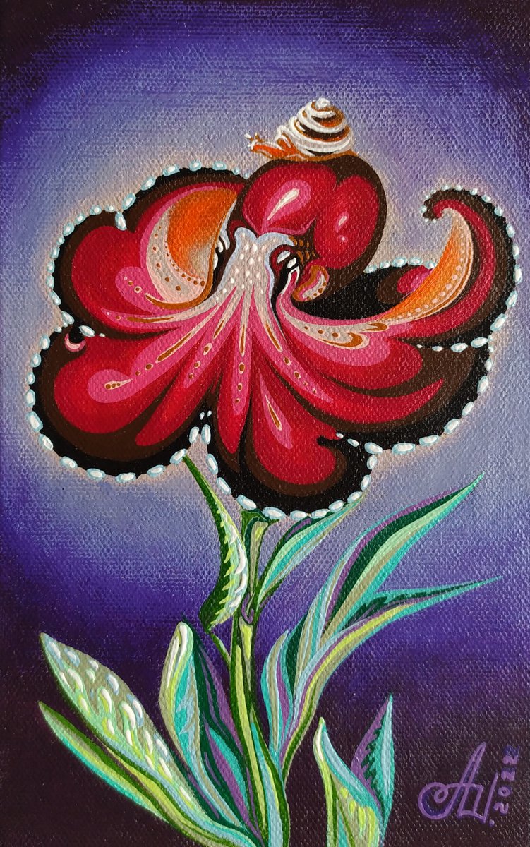 Octopus flower by Anna Shabalova