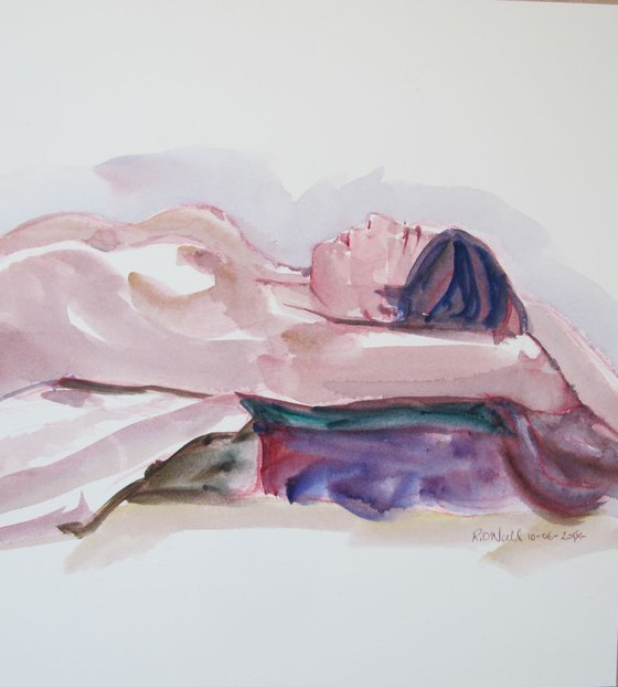 reclining female nude