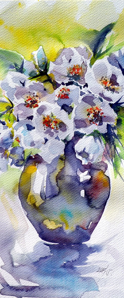 White flowers III by Kovács Anna Brigitta
