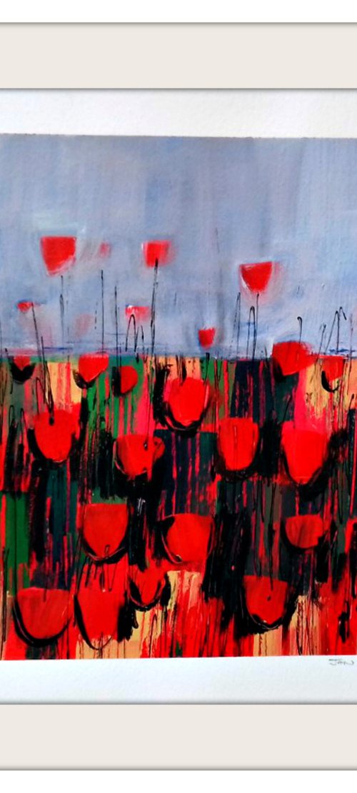A Field of Poppies by Jan Rippingham