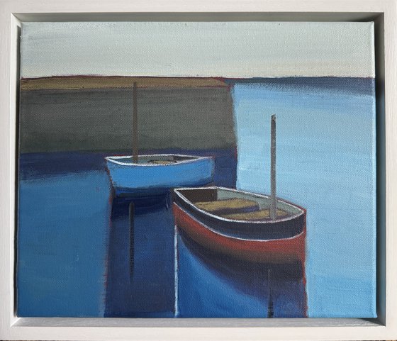 Two Moored Boats