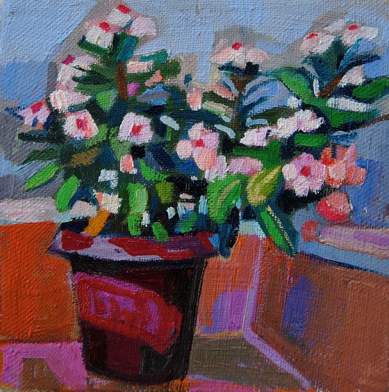 Flowers / 10 x 10 cm