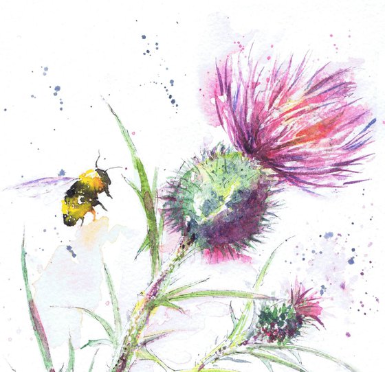 Bee and Thistle