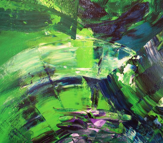 Green Blue Abstraction C 1