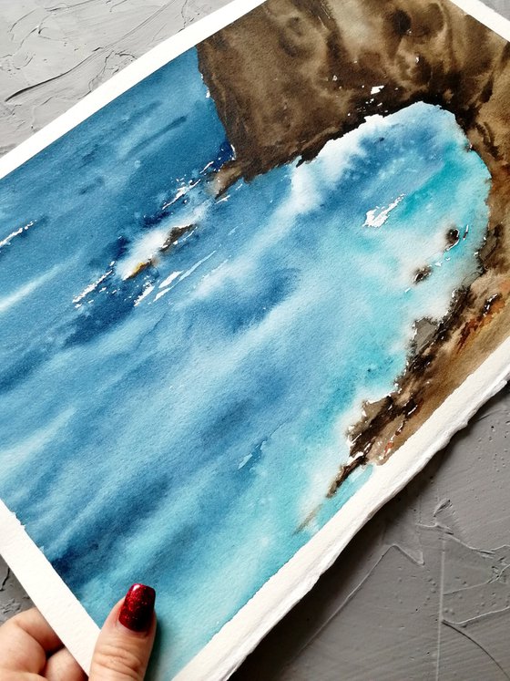 Seascape painting