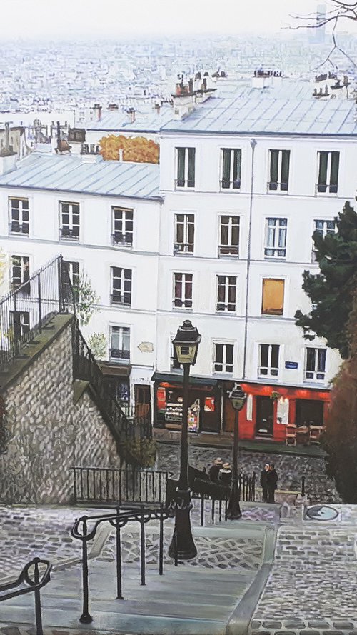 PARIS, MONTMARTRE IN FALL by Tatiana Rezvaya