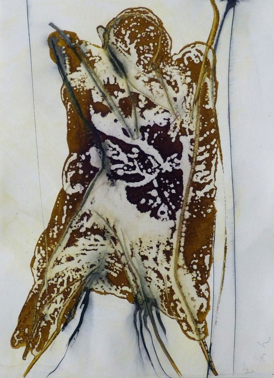 Prolegomena #73 , Acrylic on paper 29x42 cm