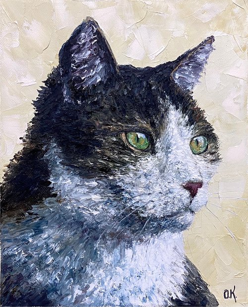 Thoughtful cat by Olga Kurbanova