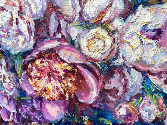 Bouquet of peonies"
