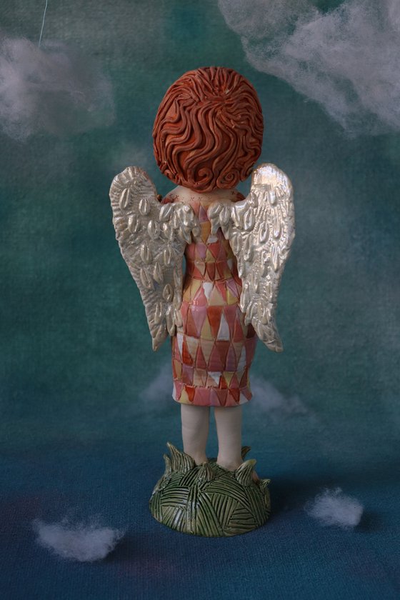 Song of the angels II. OOAK sculpture.