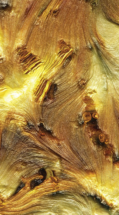 Textura oro IV by Javier Diaz
