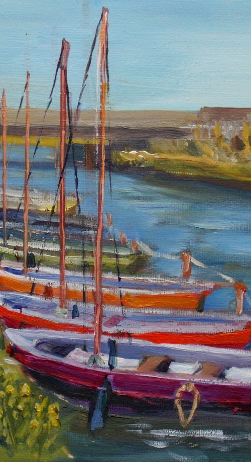 Summer boats by Elena Sokolova