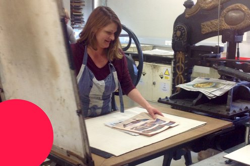 Cover image for Printmaker Alison Headley on fairies, salt and pepper and how lino stole her heart collection
