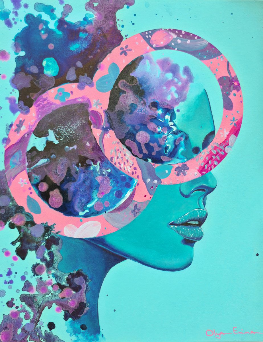  Thoughts On Repeat By Olya Enina, 14 X 18, Artwork For Sale On Artfinder