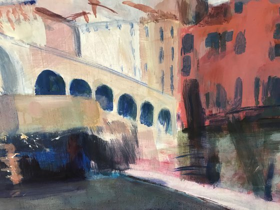 By the Rialto Bridge