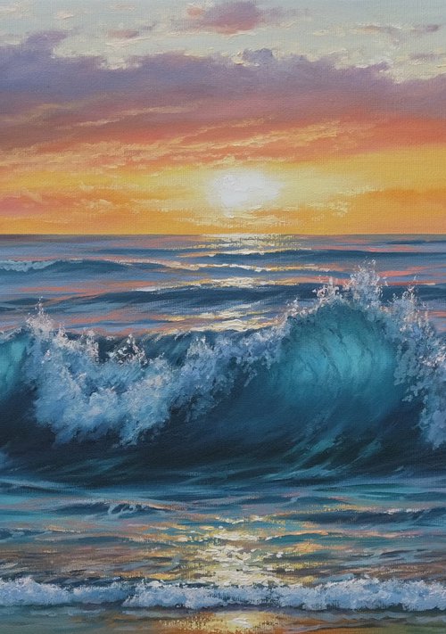 emerald wave by Jevgenijus Litvinas