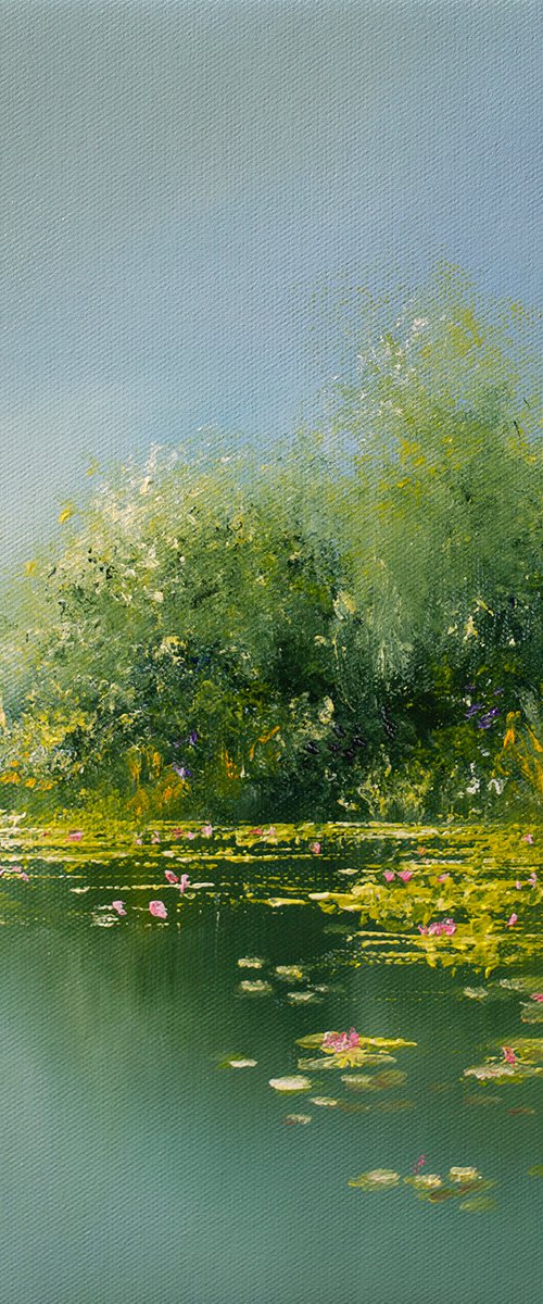 Another Day in Paradise VI | Framed Landscape Oil Painting by Kris Ancog