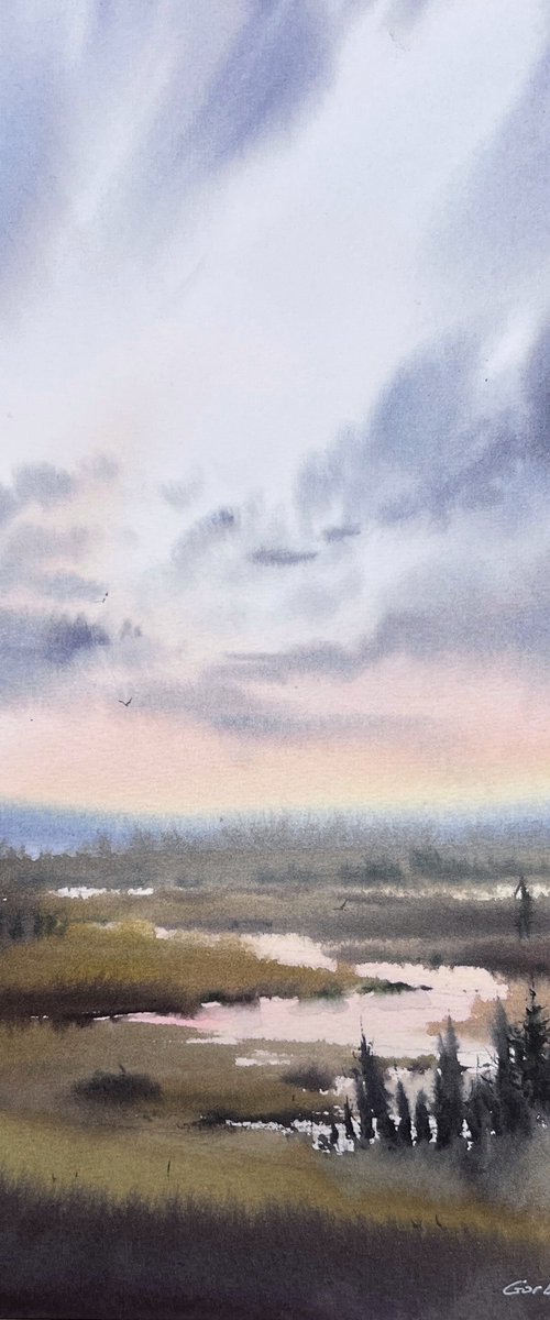 Misty Dawn by Eugenia Gorbacheva
