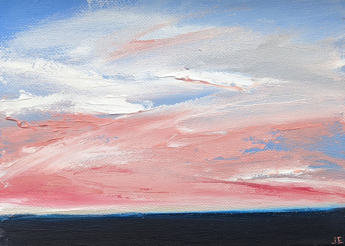Miniature pink sky by Jo Earl