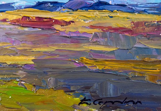 Spring Colorful Day in the Mountains