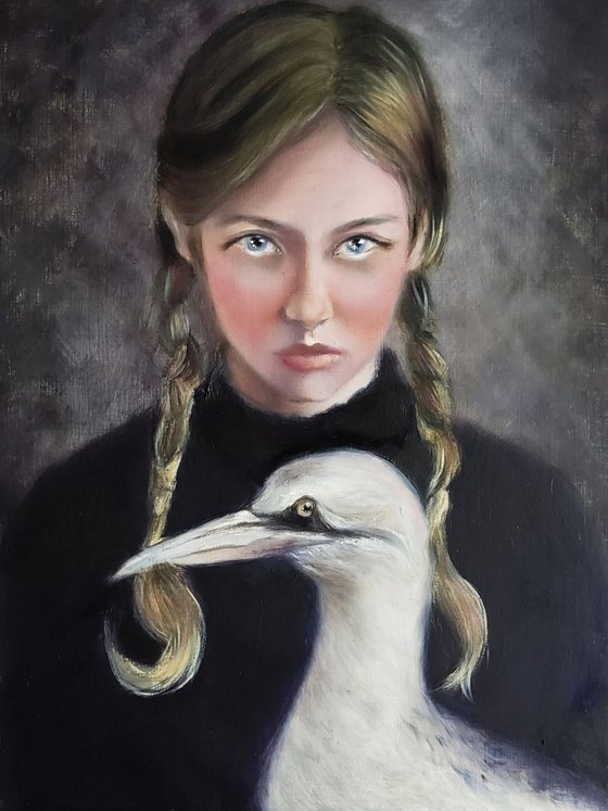 Girl with Goose