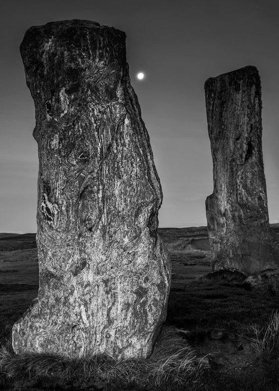 Standing Stones Moonrise - Callanish Isle of lewis