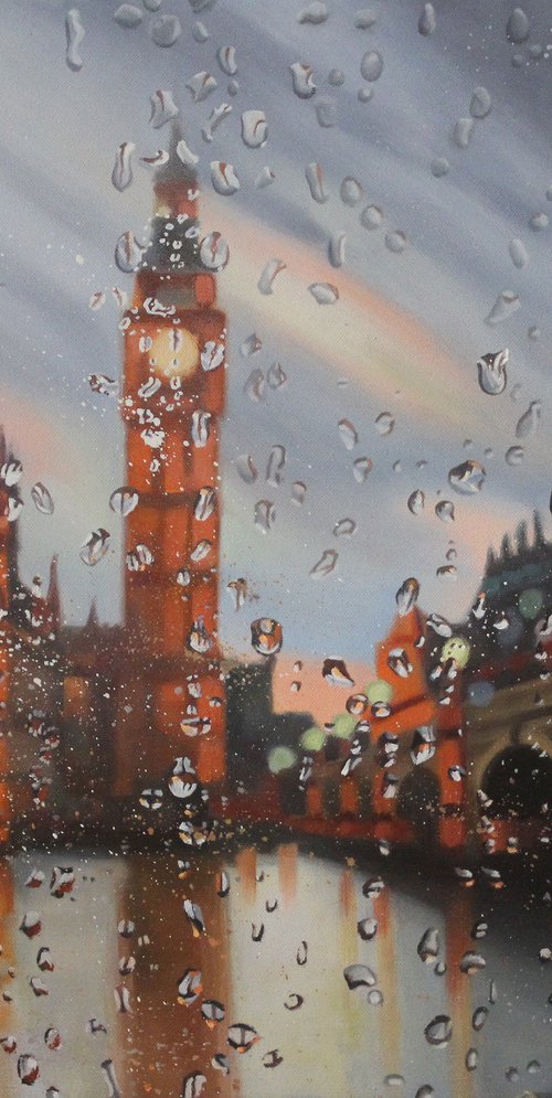 Rainy London by Volodymyr Melnychuk