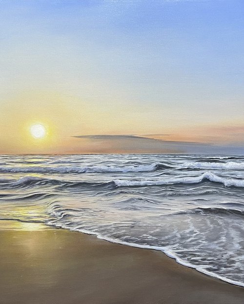 Sunlit Shores by Aflatun Israilov